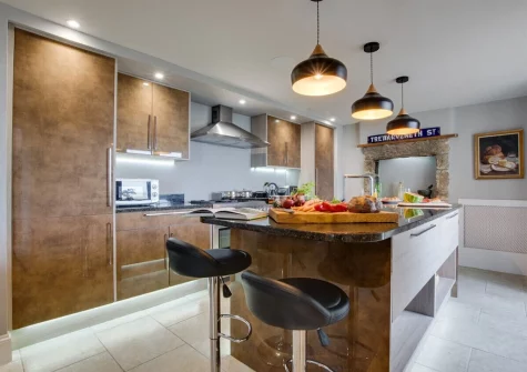 The kitchen at Orchard Cottage, Newlyn