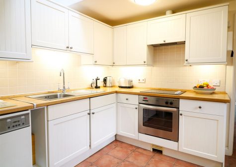 The kitchen at Oreo's Cottage, Goonvrea