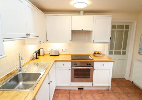 The kitchen at Oreo's Cottage, Goonvrea