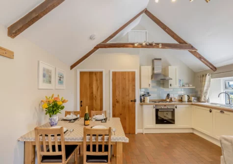 The kitchen & dining area at Otterbridge at Penrose Burden, St Breward