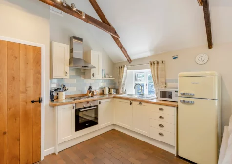 The kitchen at Otterbridge at Penrose Burden, St Breward