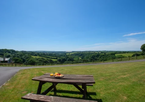 Enjoy far-reaching views across the Camel Valley to Bodmin Moor