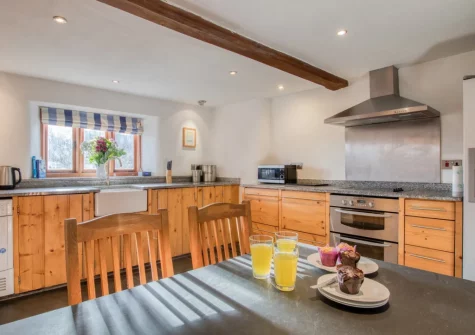 The kitchen at Otter's Holt, Lower Washfield