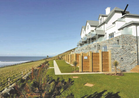 Over The Blue Sea, Saunton overlooks the long stretch of Saunton Sands