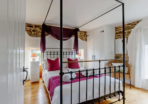 Bedroom #1 at Owl Barn at The Retreat, Higher Clovelly