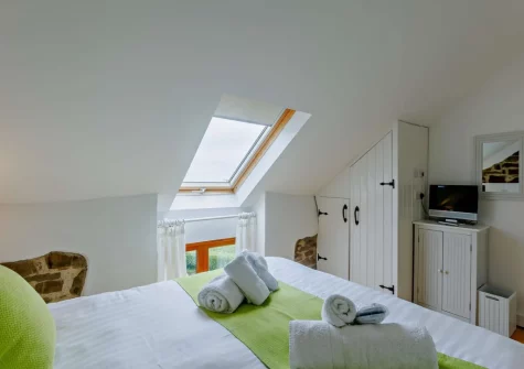 Bedroom #2 at Owl Barn at The Retreat, Higher Clovelly
