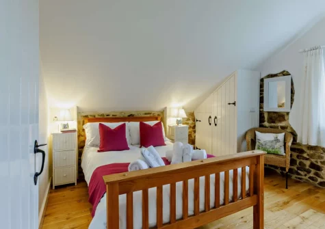 Bedroom #3 at Owl Barn at The Retreat, Higher Clovelly