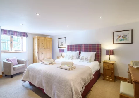 Bedroom #1 at Owls Nest at Hilltown Farm, Mariansleigh