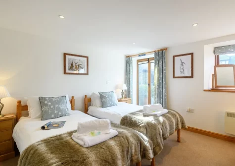 Bedroom #2 at Owls Nest at Hilltown Farm, Mariansleigh