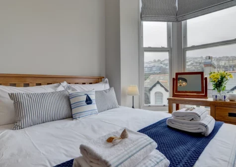Bedroom #1 at Oystercatchers, Ilfracombe