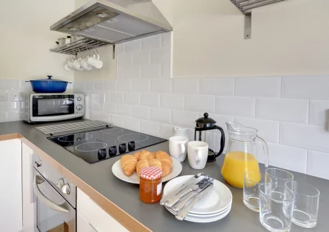 The kitchen at Oysters, Woolacombe