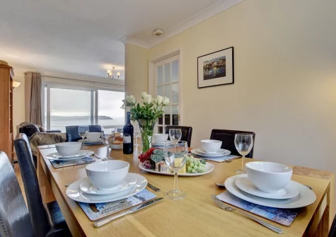 The dining room at Oysters, Woolacombe