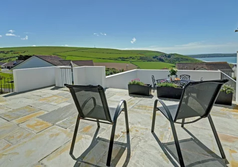 The front patio at Oysters, Woolacombe