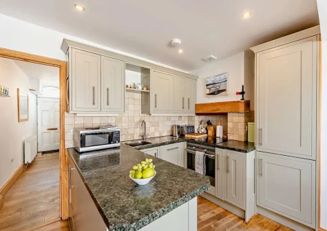 the kitchen at Paddles, Appledore
