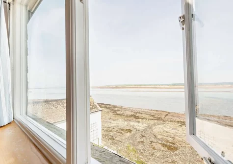 the view from bedroom #1 at Paddles, Appledore