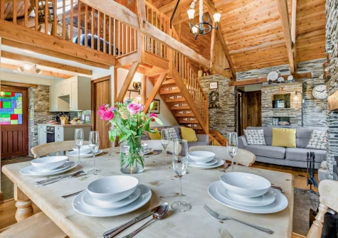 The dining area at Padstow Wagon House, Padstow