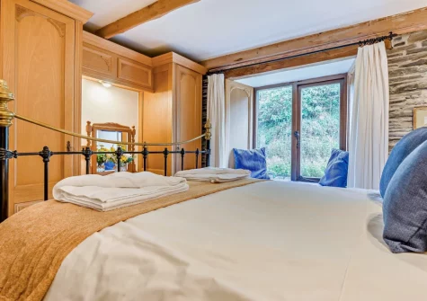 Bedroom #1 at Padstow Wagon House, Padstow