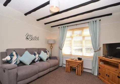 The living room at Palm Cottage, Brixham