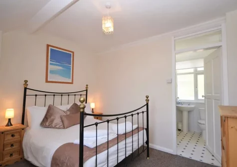 Bedroom #1 at Palm Cottage, Brixham