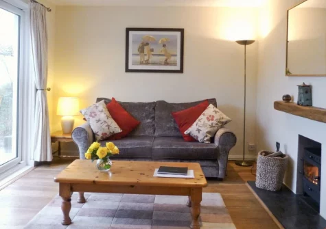 The living area at Palm Leas, Ilfracombe