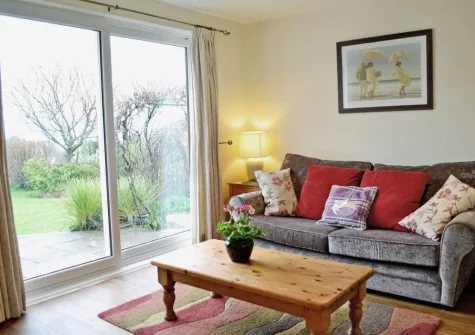 The living area at Palm Leas, Ilfracombe