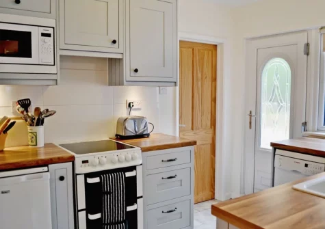 The kitchen at Palm Leas, Ilfracombe
