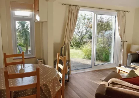 The dining area at Palm Leas, Ilfracombe