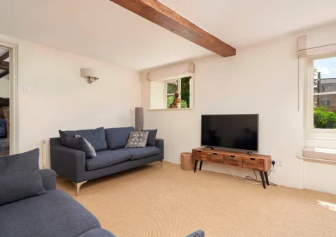 The living room at Palmers Cottage, Dalwood