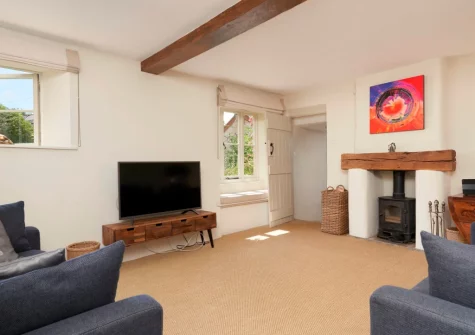 The living room at Palmers Cottage, Dalwood