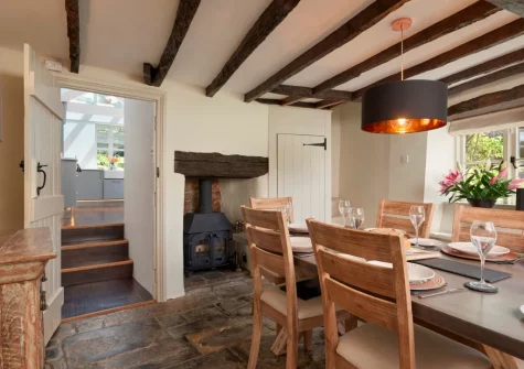 The dining room at Palmers Cottage, Dalwood