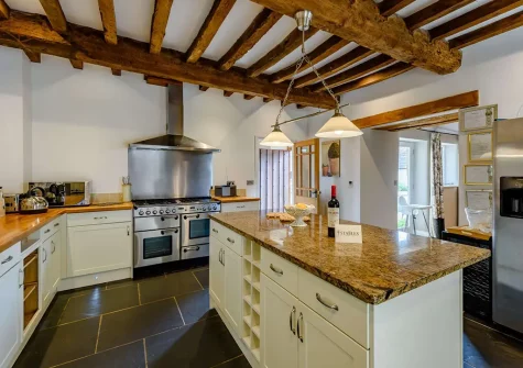 The kitchen at Park Gate Stables, Tawstock
