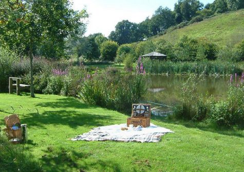 The grounds at Park Mill Farm