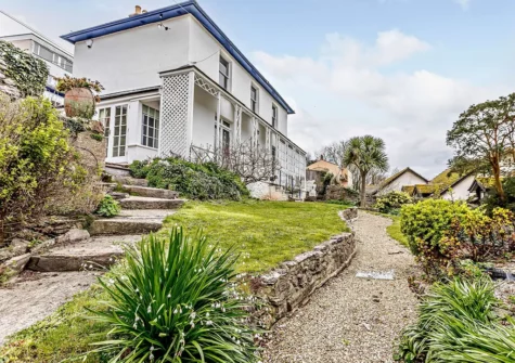 The garden at Parkham Villa, Brixham