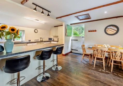 The kitchen & dining area at Parr Cottage, Two Waters Foot