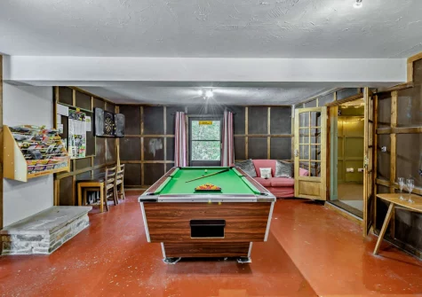 The shared games room at Parr Cottage, Two Waters Foot