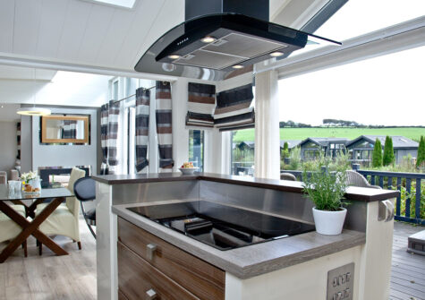 The kitchen at Parracombe Lodge, Kentisbury Grange, Kentisbury