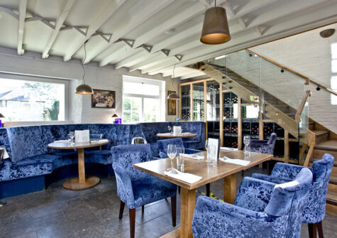 The fabulous onsite restaurant & bar at Kentisbury Grange, Kentisbury