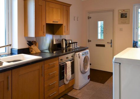 The kitchen at Parsley Cottage, Clawton