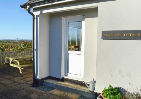 Outside Parsley Cottage, Clawton