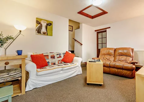 The snug at Patrieda Croft, Rilla Mill