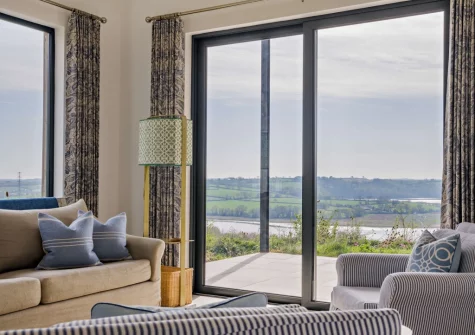 The living area at Peace Cottage, Riverview, Bere Alston