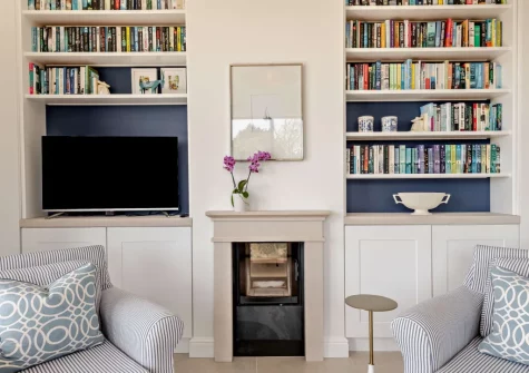 The living area at Peace Cottage, Riverview, Bere Alston