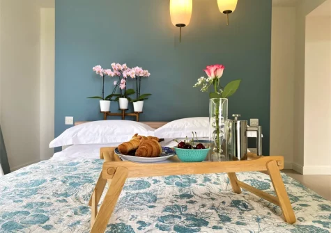 The bedroom at Peace Cottage, Riverview, Bere Alston