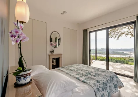 The bedroom at Peace Cottage, Riverview, Bere Alston