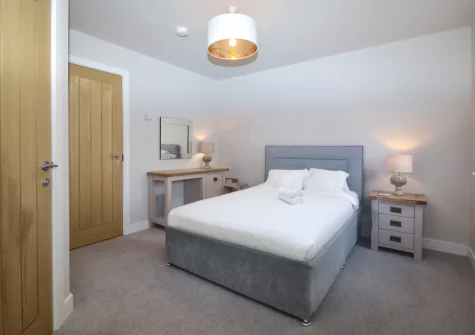 Bedroom #1 at Peacehay Barn, Little Petherick