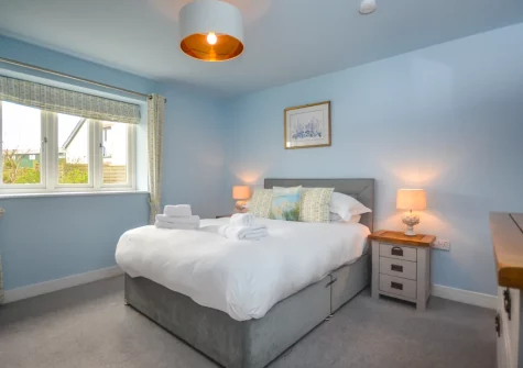 Bedroom #4 at Peacehay Barn, Little Petherick