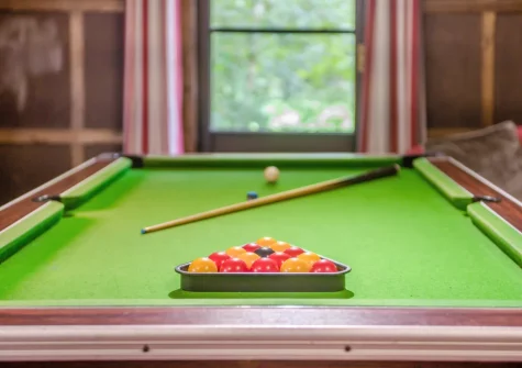 The shared games room at Peal Cottage, Two Waters Foot