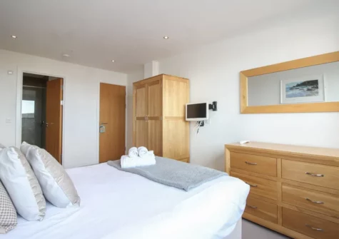 Bedroom #1 at Pearl Three, Newquay