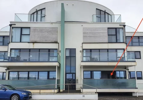 Outside Pearl Three, Newquay