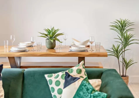 The dining area at Pebble Bay, Westward Ho!